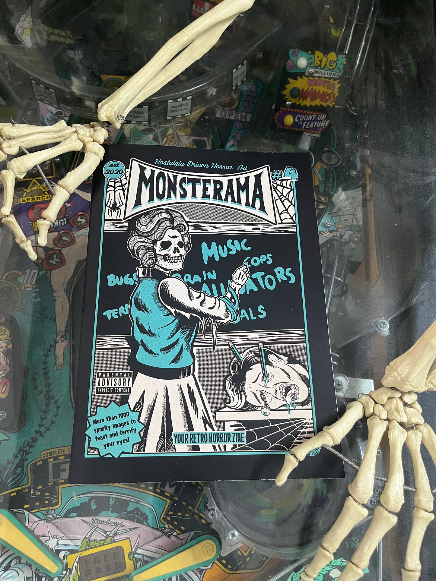 MONSTERAMA VINTAGE HORROR MAGAZINE 4