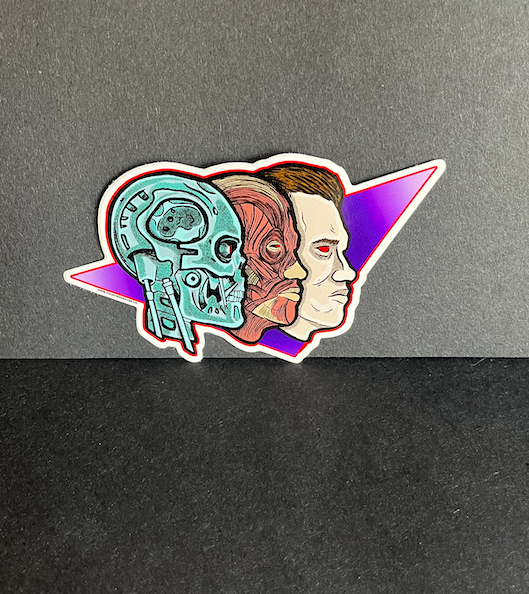 Terminator inspired sticker