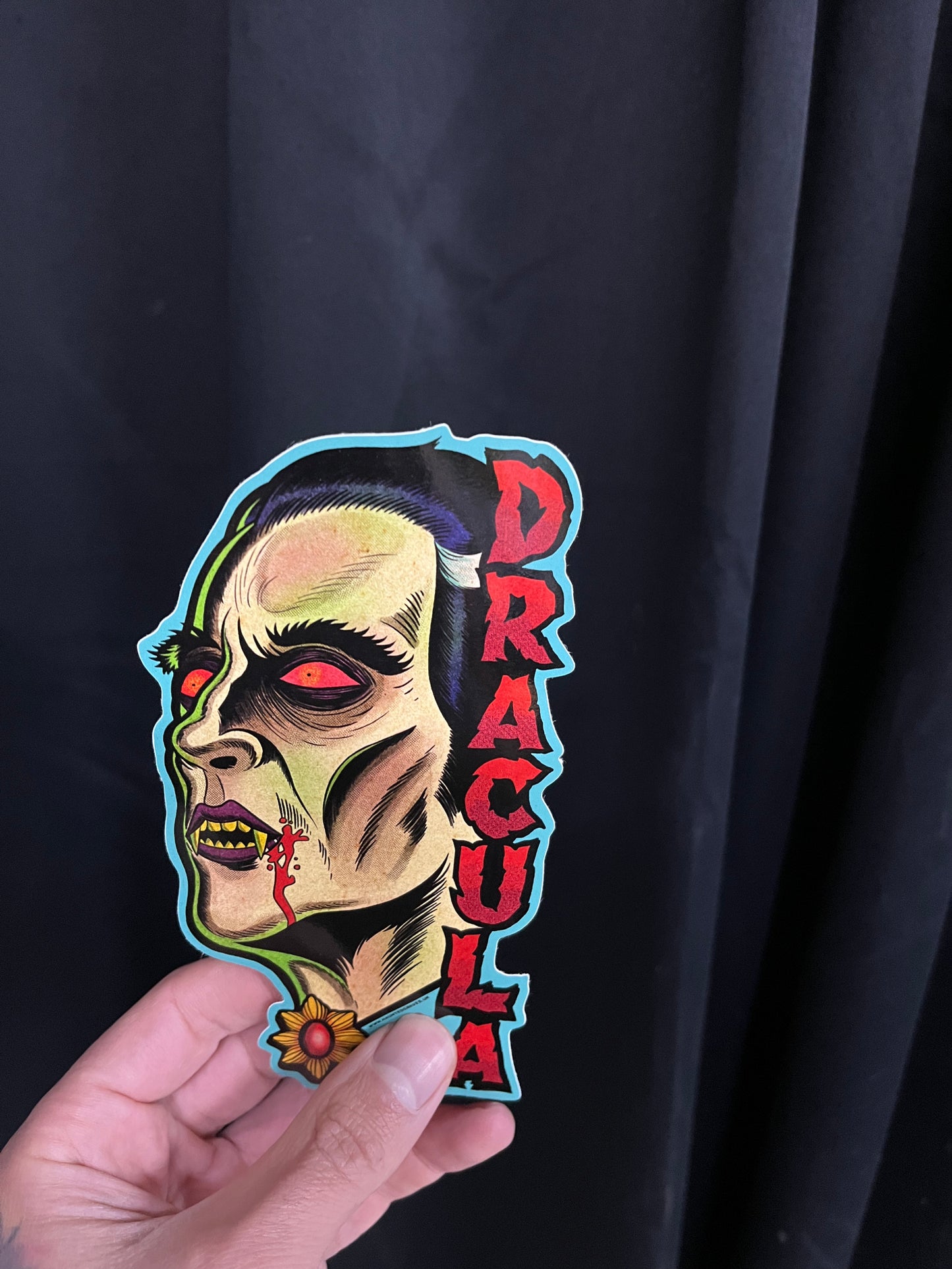 DRACULA HORROR CLASSIC MOVIE STICKER