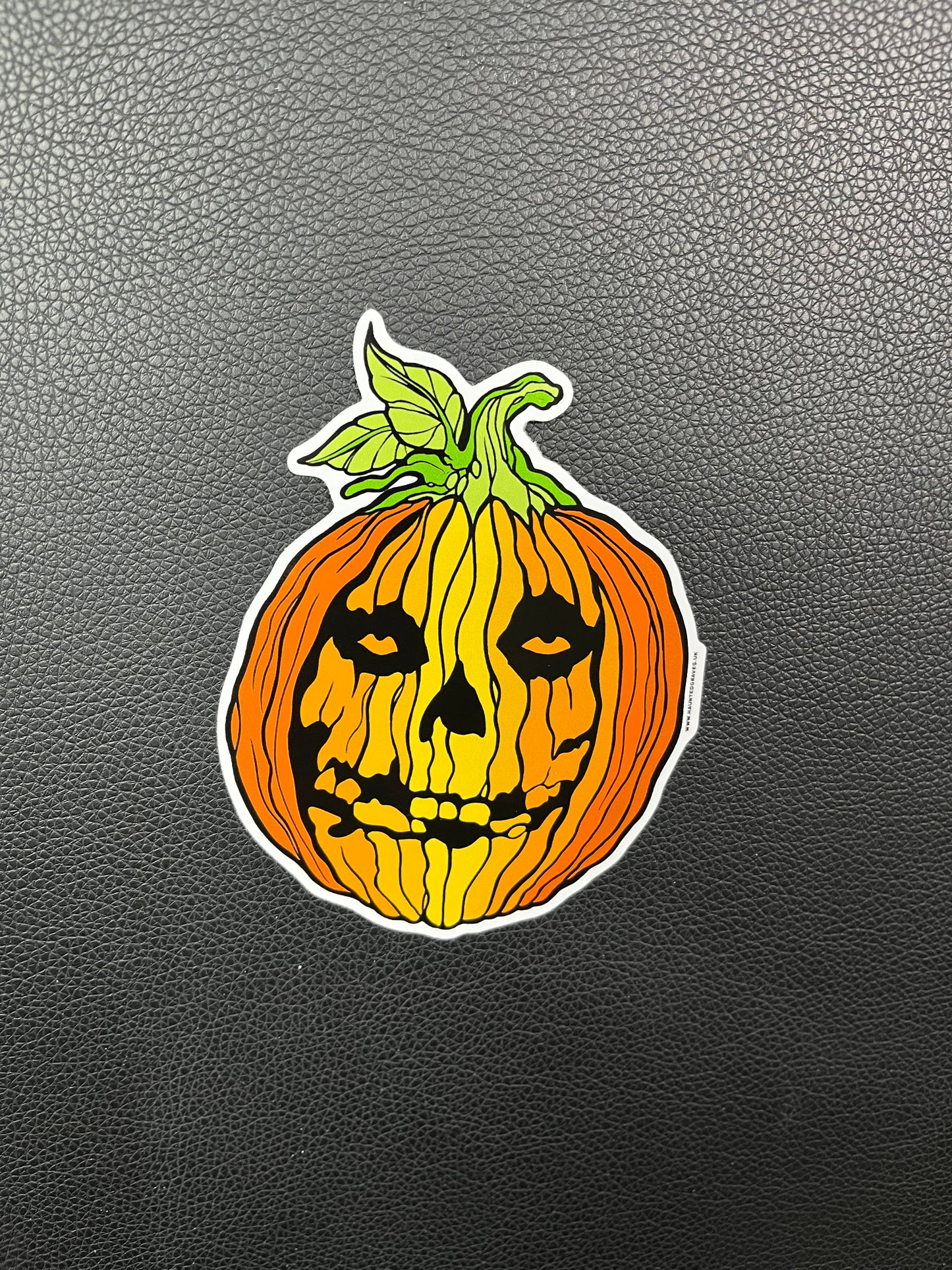 PUMPKIN FIEND HORROR HALLOWEEN MISFIT STICKER