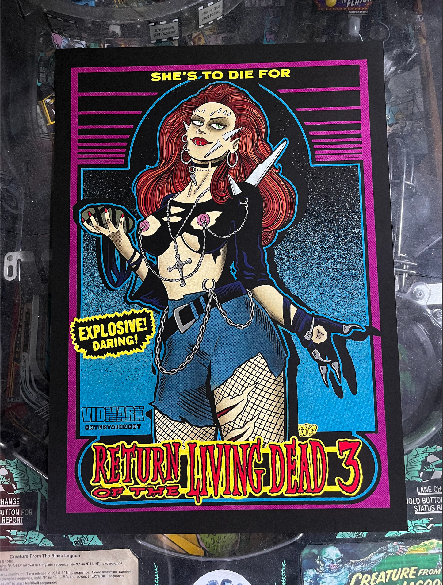 Return of the Living dead part 3 inspired HORROR MOVIE Print