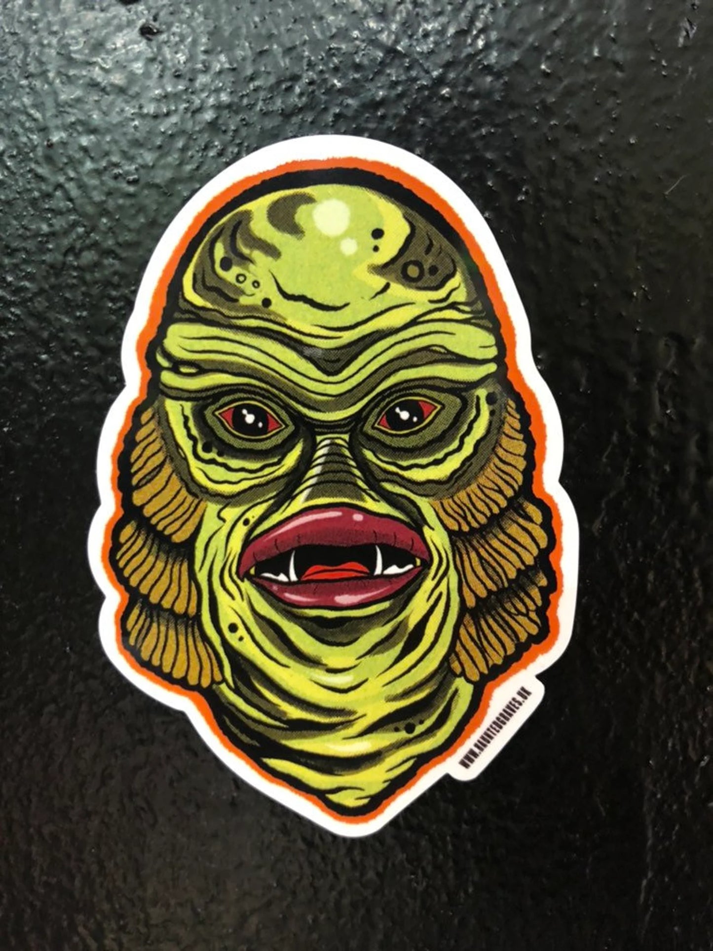 CREATURE FROM THE BLACK LAGOON HORROR MOVIE STICKER