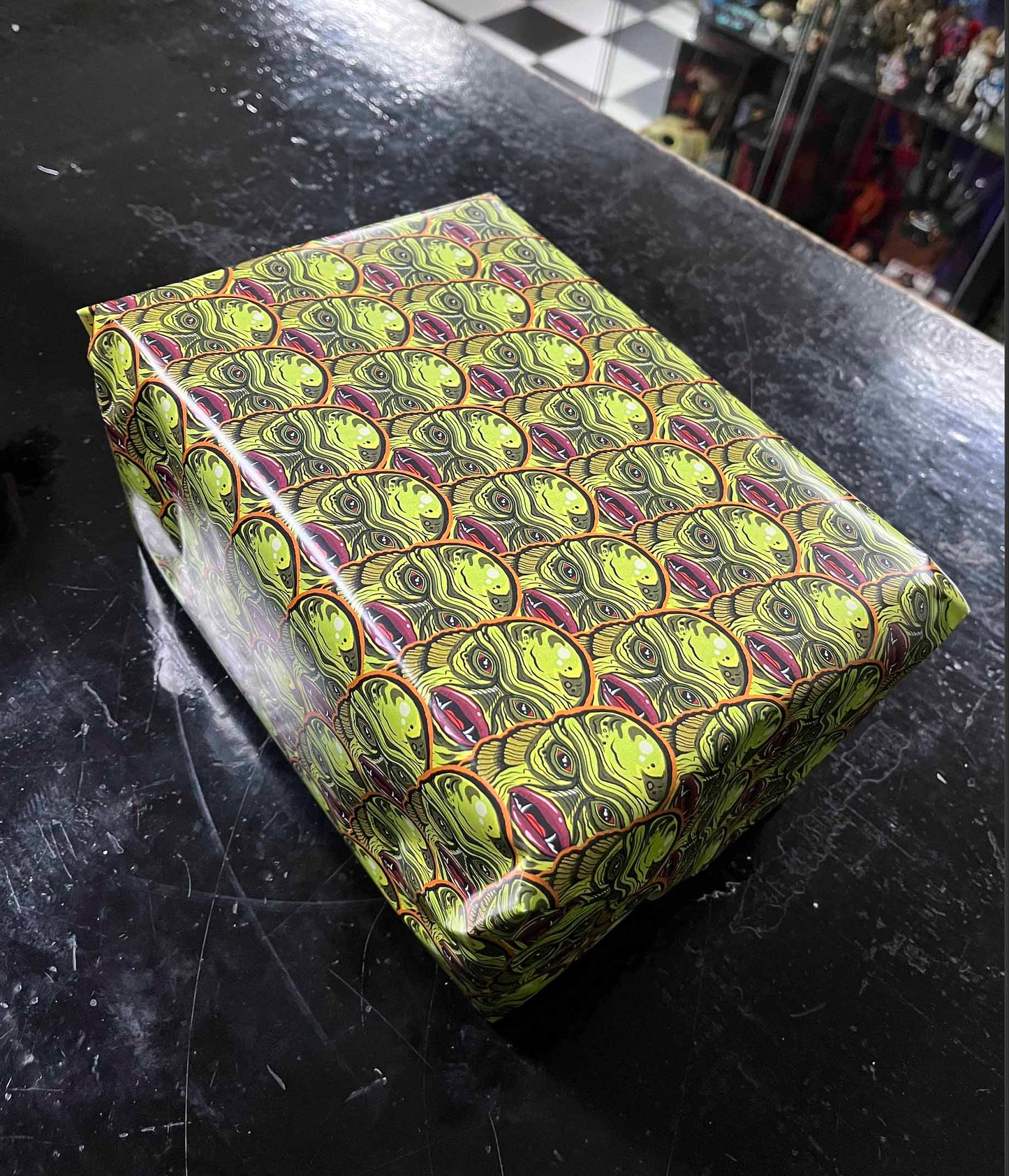 CREATURE FROM THE BLACK LAGOON INSPIRED WRAPPING PAPER