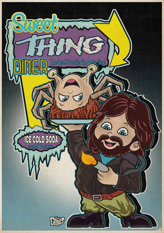 The Thing/Big Boy mash up print