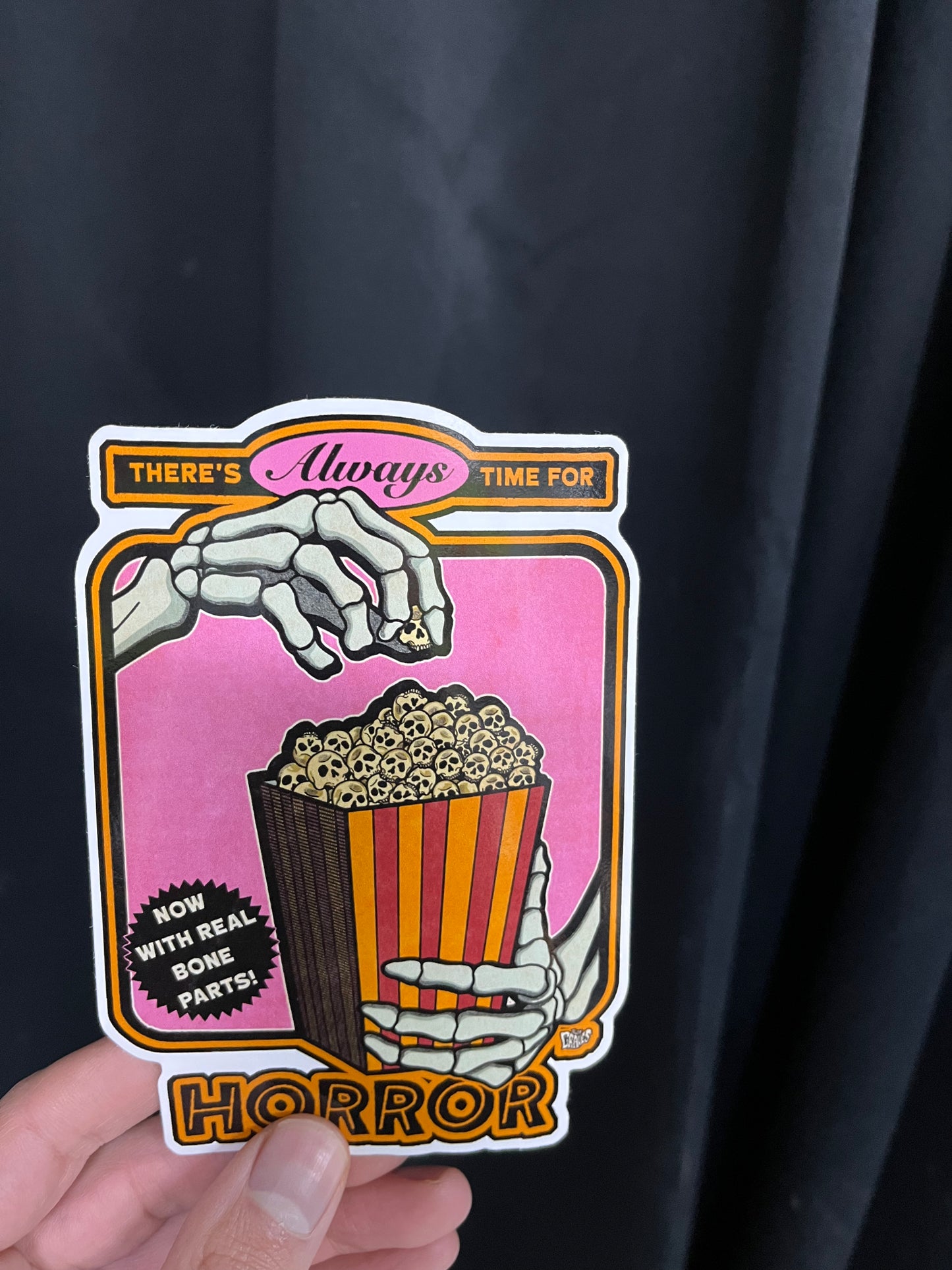 There's Always Time for Horror Sticker