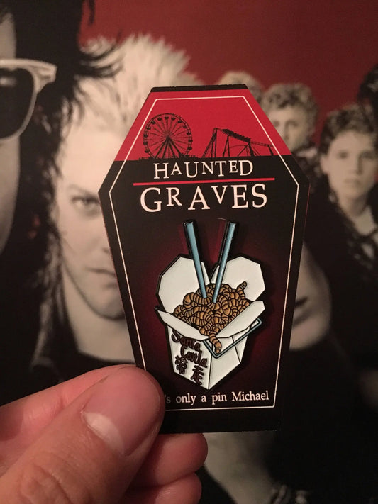LOST BOYS VAMPIRE HORROR MOVIE INSPIRED PIN BADGE