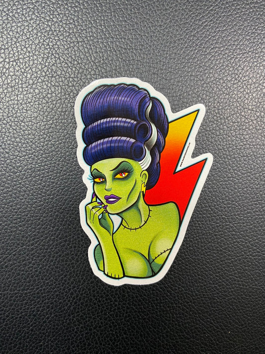BRIDE OF FRANKENSTEIN  HORROR STIKER