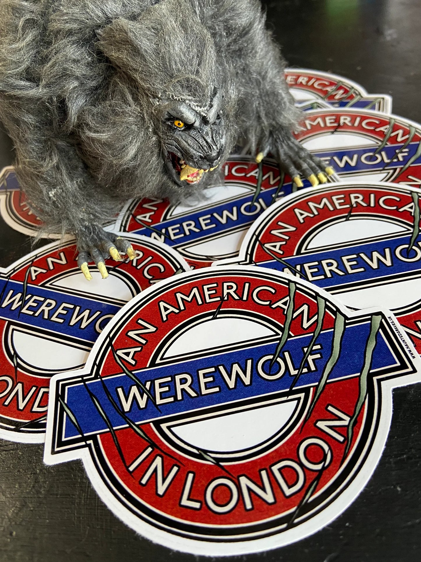 An American Werewolf in London inspired HORROR MOVIE sticker